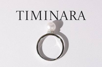 Weihnachtsangebot-Timinara Freshwater Pearl Ring-J00011