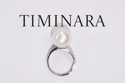 Exclusive Limited Release-Timinara Edison Freshwater Pearl Ring-J0001(Silver)