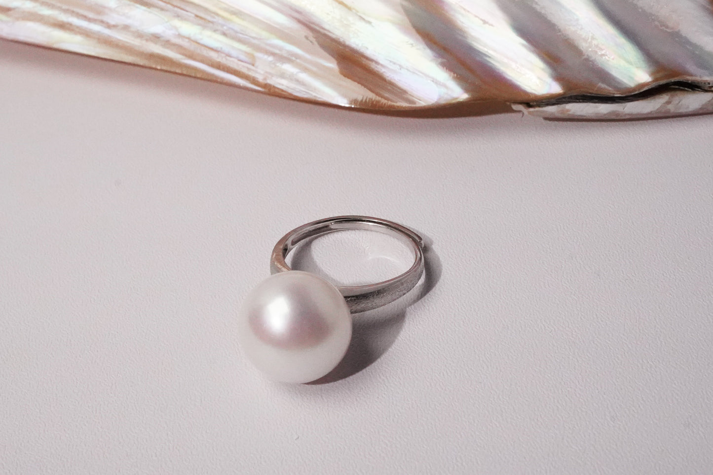 Exclusive Limited Release-Timinara Edison Freshwater Pearl Ring-J0001(Silver)