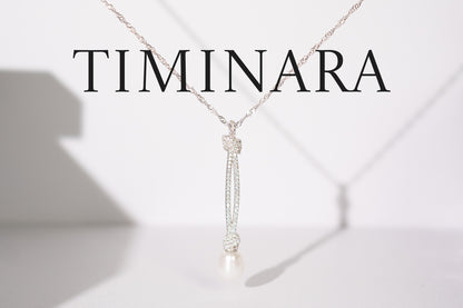 Weihnachtsangebot-Timinara Oval Freshwater Pearl Pendant-DZ0002