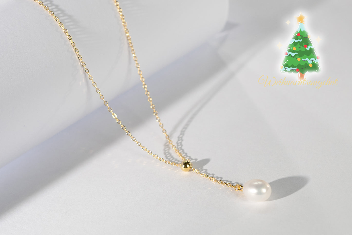 Weihnachtsangebot-Timinara Oval Freshwater Pearl Pendant-DZ0003