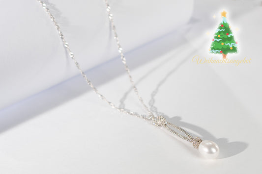 Weihnachtsangebot-Timinara Oval Freshwater Pearl Pendant-DZ0002